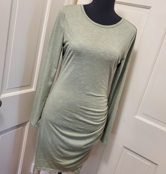 EUC Kirundo Sage Green Knit Dress Size Small - Picture 1 of 11